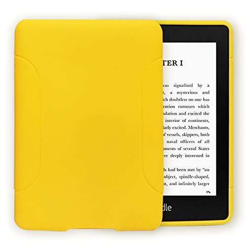 Funda para Kindle Paperwhite 7ª generación (2015) – Funda protectora de gel TPU Slim Fit para Kindle Paperwhite de 6 pulgadas 7ª generación 2015 (amarillo)