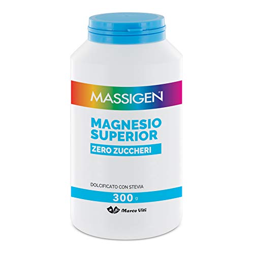 Massigen Magnesio Superior Zero Zuccheri Integratore Alimentare, 300g