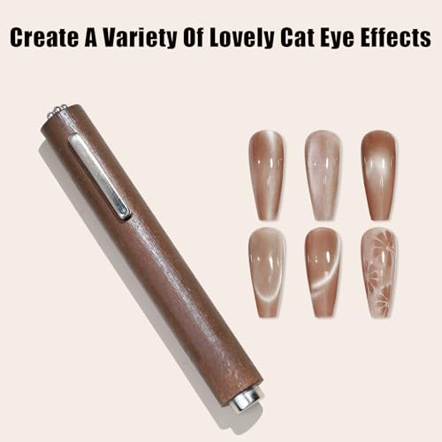 Image of 3 in 1 Cat Eye Magnet for Nails Double-Head Magnet Wand | Multi-Function Nail Magnet, Strong Magnetic, Magic Cat Eye Nail Tools, For Nail Art Decoration