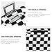 JBYJBX Black And White Checkered Print Suitcase Cover Luggage Protector Washable Elastic Fashionable Travel Gear Cover