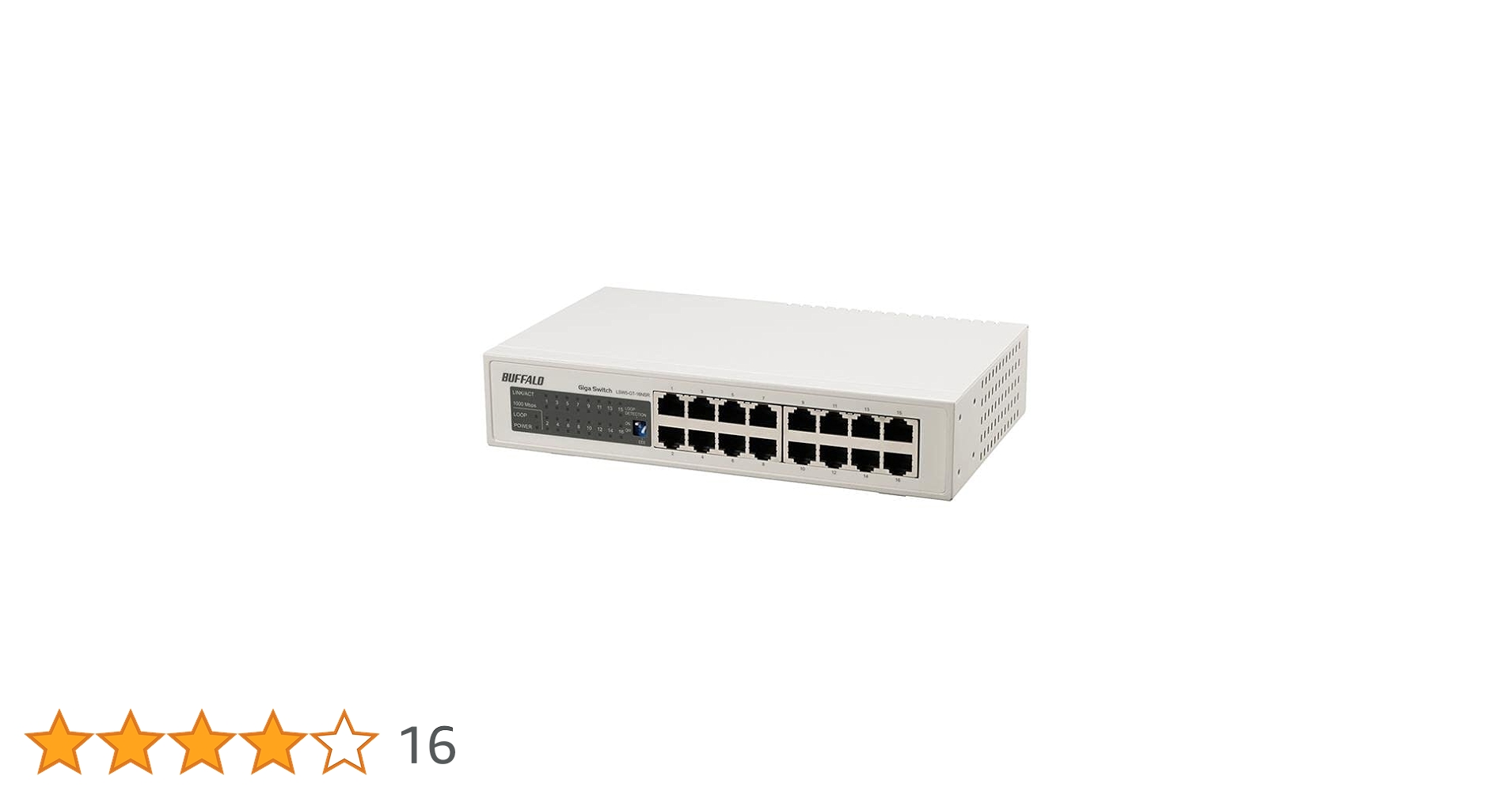 Amazon | バッファロー 16ポート スイッチングハブ Giga LAN Hub