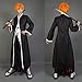 CosFantasy Men's Anime Cosplay Costume Black Kimono Robe Uniform Outfits for Halloween