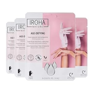 Anti-Aging Hand Mask with Hyaluronic Acid and Bakuchiol – Pack of 4 Pairs