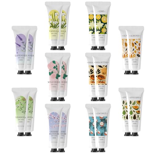 Green Canyon Spa 20 Pack Hand Lotion, Mini Hand Cream,