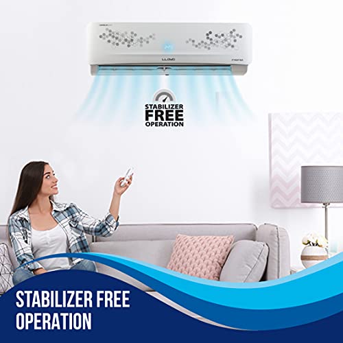 Image of Havells-Lloyd 1.2 Ton 3 Star Split Inverter AC - White (GLS15I36WRBP Copper Condenser)