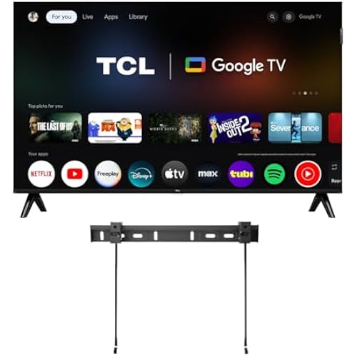 TCL Smart TV 32" Class Q21K Serie 720P HD QLED Quantum Dot with Google TV Bluetooth, FullView + Free Wall Mount (2025) (Renewed)