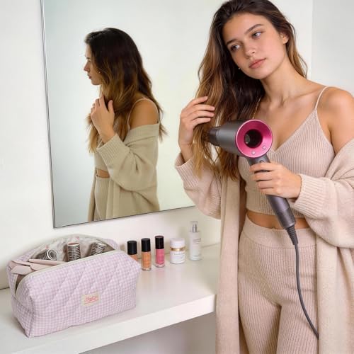 HiTotes Hair Tools Travel Bag Compatible with Dyson Airwrap Cute Floral Travel Case for Shark Flexstyle Hair Tools Organizer - image 4