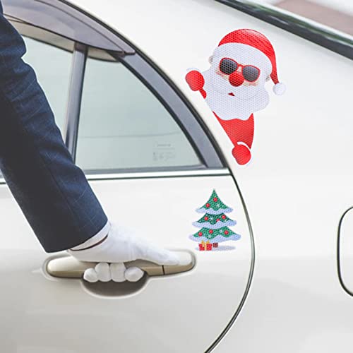 Calcomanías magnéticas reflectantes ajustables Amosfun para nevera y notas de compra 9 piezas 3