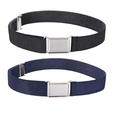 Mikiuly Cinturón Niño, Cinturón Elástico Extensible para Niños, Cinturones Elástico para Niño, para Niños Niñas, Vaqueros Pantalones Cortos Vestido, con Hebilla Cuadrada, 2 Piezas | Ya disponible en tu tienda friki favorita! En mundofriki.es!