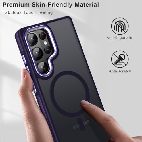Image of MALEWOLF Magnetic Case for Samsung Galaxy S26 Ultra, Color Hybrid Cover