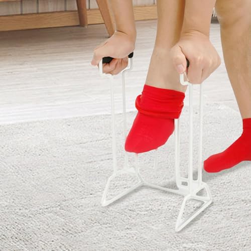 Aide aux chaussettes de compression enfile-bas ergonomique pour contention