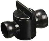 Loc-Line Coolant Hose Component, Acetal Copolymer, In-Line Valve, 1/2' Hose ID, 20 PSI (Pack of 10)
