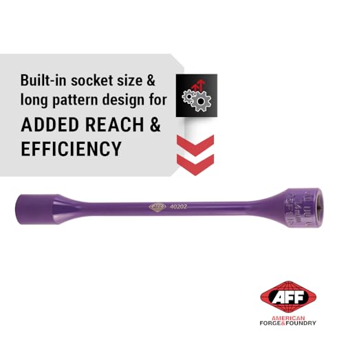 Image of AFF Torque Limited Socket, 1 /2 inch Drive, 14mm, 75 ft /lbs, Dark Purple, 40202