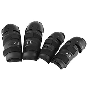 2 stks Kniebeschermers & 2 stks Elleboogbeschermers BSDDP BSD1001 4 stks Motocross Motorfiets Fietsen Elleboog…