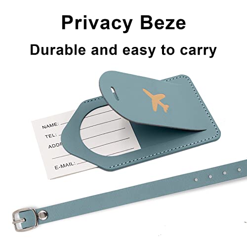 Melsbrinna Rfid Passport Holder for Travel women/Men Set Travel Suitcase Tag, Cute Passport Wallet Rfid Blocking Card Slots, Rfid Passport Cover/CaseTravel Wallet (Green1)2