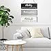 Jetec Office Wall Decor Inspirational Rustic Motivational Plaques with Sayings Wooden Hangings Ability Sign Bathroom for Home Office Art Decoration(Simple Color)