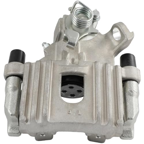 Image of cciyu Rear Left Disc Brake Caliper Assembly with Bracket | For Mini For Cooper L4 1.6L 2003-2006 2008 Replace# 19B3127 Rear Driver Side