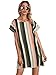 Milumia Women's Bohemian Aztec Print Ethnic Style Summer Shift Dress Black L