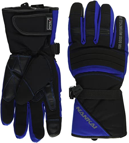 南海部品(NANKAI) バイク用 フレックスウォーマーグローブ ブルー M SDG-3347C