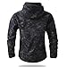 Camo Jacket Mens Jacket Winter with Hood Hunting Workout Fashion Zip Up Hoodie Men Bottomland Camouflage Multicolor Waterproof Rain Full Zip Mens Winter Coat Abrigos Para Hombres Multicolor M
