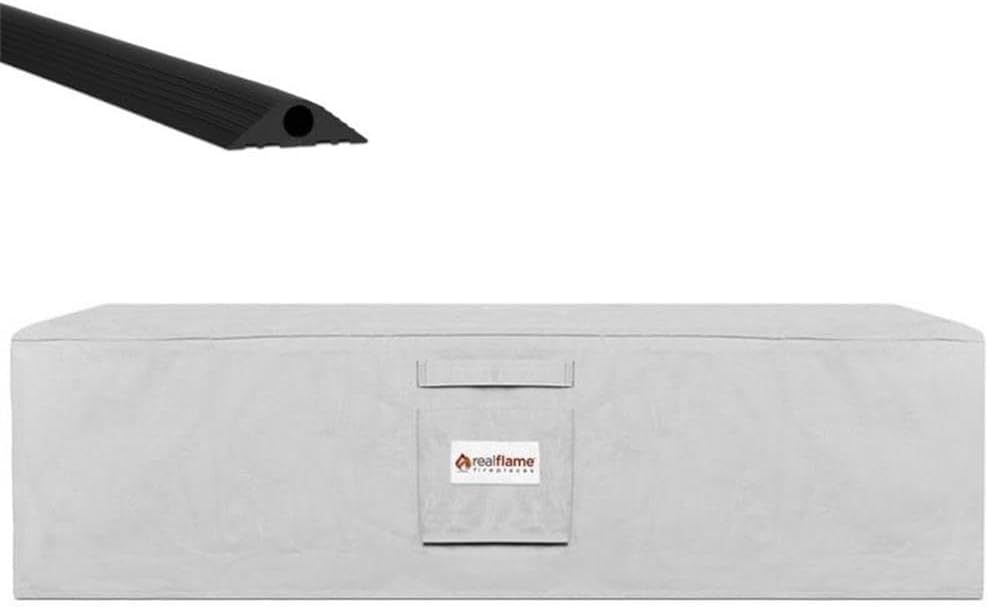 Home Square 2-Piece Set with Hose Cover and 49" Fire Pit Protective Cover