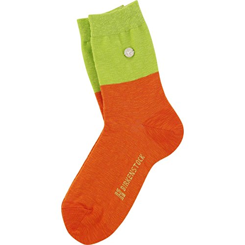 Birkenstock Tabora Sock orange avec semelle anatomique amortissante pour pieds sensibles