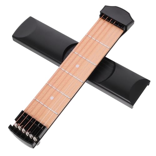 Vaguelly Auxiliar de guitarra entrenador ayuda compañero práctica preocuparse dedo carbón accesorios guitarra guitar accessories aparatos de guitarra aprendizaje de guitarra caja de cartón