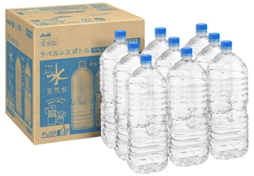 タイムセール商品4 - 【Amazon.co.jp限定】 #like(タグライク) アサヒ おいしい水 天然水 ラベルレスボトル 2L×9本