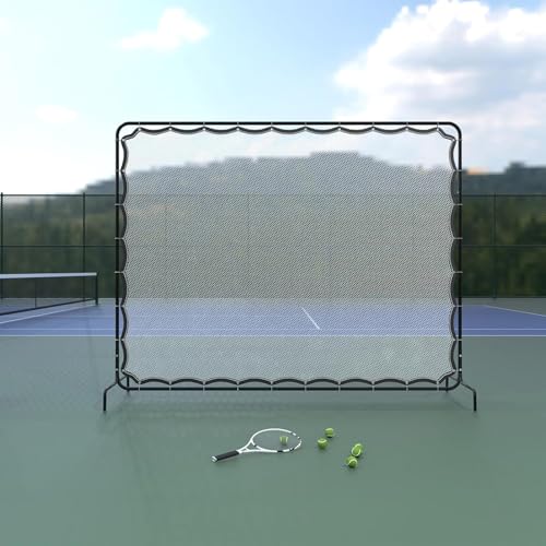 Rete da rimbalzo da tennis – Strumento di allenamento per sport con racchetta, ideale per allenamento in cortile o in campo da solo