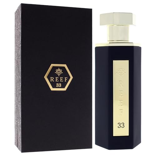 REEF 33 EDP 100ml Classic Perfume Luxury Arabian Fragrance Spray | Saffron & Oud Notes, Lavender Accord, Black & Gold Bottle, Gift Bag Included, Unisex Fragrance - Image 4