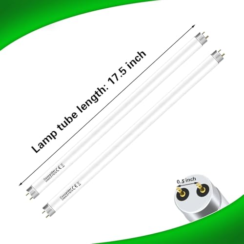Image of COOSPIDER UV 2-Pack UVB UVA Reptile Light 10.0 Bulb, 15W 18inch T8 Fluorescent Desert Lamp, UVA for Bearded Dragon Tortoise Reptile & Amphibian (T8 15W 18inch 10.0 Bulb G13)
