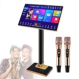 Photo Gallery lettore karaoke con touch screen da 19 pollici, dotato di 2 microfoni riverbero, funzione amplificatore, 20 lingue, controllo tramite app mobile, milioni di canzoni,500g Photo Gallery lettore karaoke con touch screen da 19 pollici, dotato di 2 microfoni riverbero, funzione amplificatore, 20 lingue, controllo tramite app mobile, milioni di canzoni,500g