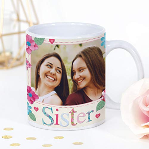 Sister Mug Personalised Sister Cup Sister Birthday Gift Present for Sister Birthday Christmas Premium Photo Mug Sister Gifts Fast Delivery