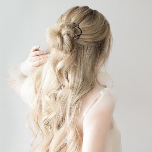 Amabro 6 Pièces Épingle Cheveux Pince Chignon, Peigne Chignon Fourchettes À Cheveux En Métal En Forme De U À 4 Broches Accessoires Pour Femme – vue 2