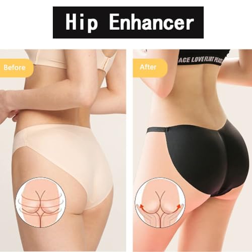 Image of Butt Lifting Panties Seamless Pads for Bigger Butt - Padded Underwear for Women, Adjustable Shapewear