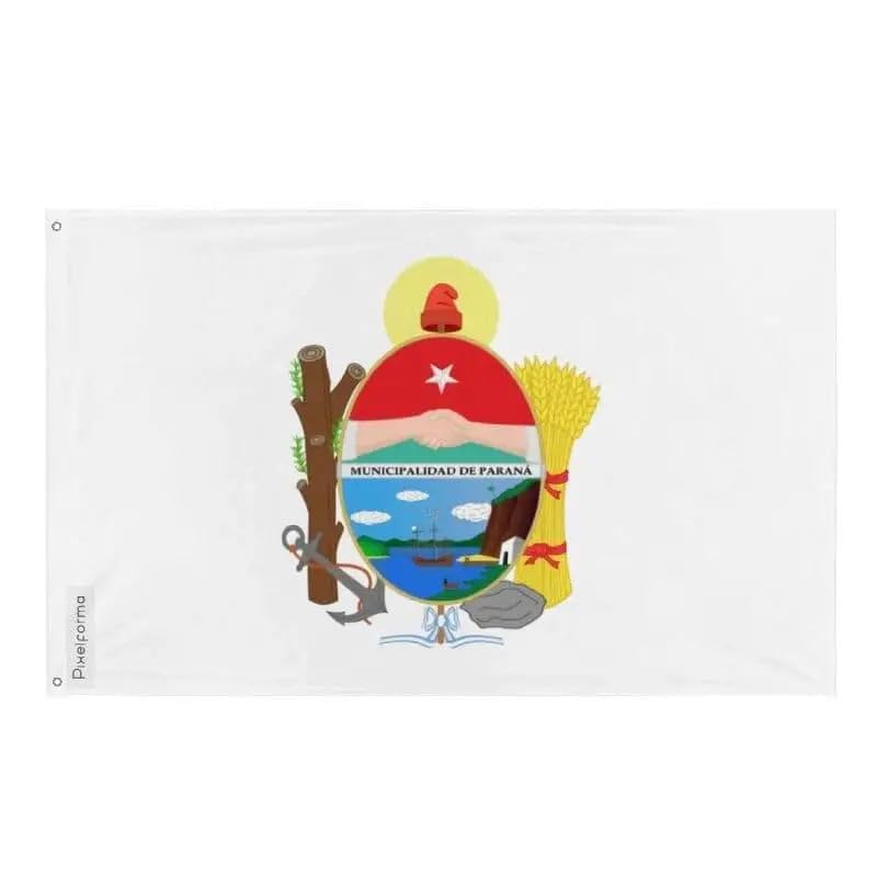 Drapeau Paraná Argentine Pixelforma en polyester résistant toutes tailles pour intérieur extérieur