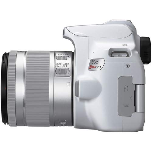 Buy Canon EOS Rebel SL3 DSLR Camera with 18-55mm Lens (White