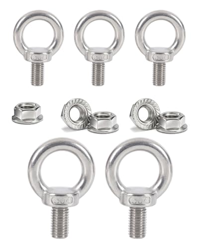 KGDUYC Set 5 Viti ad Anello M3 Inox