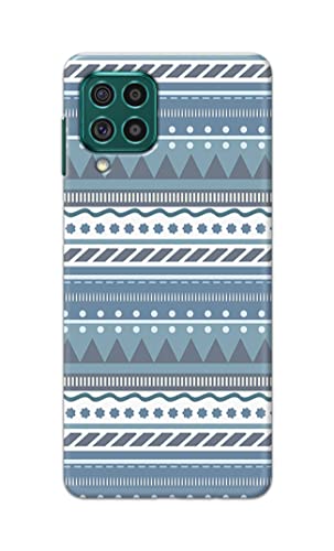 Image of Printed Hard Back Cover Case for Samsung Galaxy F62 | Samsung Galaxy M62 Back Cover (Seamless Geometric Tribal Pattern) -1803