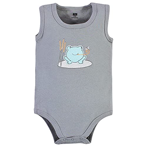 Image of Hudson Baby Unisex Baby Cotton Sleeveless Bodysuits