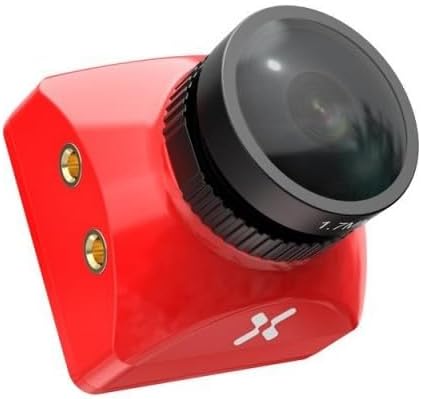 FOXEER Toothless 2 Mini 1200TVL FPV Camera FOV Switchable Starlight 1/2" Sensor Super HDR (Red/Black) (Red)