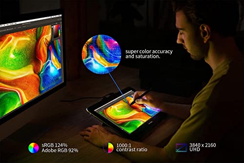Image of Drawing Tablet with Screen XPPen Artist Pro 16TP Touch Screen 4K UHD Computer Graphics Tablet 15.6inch Graphic Drawing Monitor Creative Pen Display Drawing Touch Screen with 92% Adobe RGB