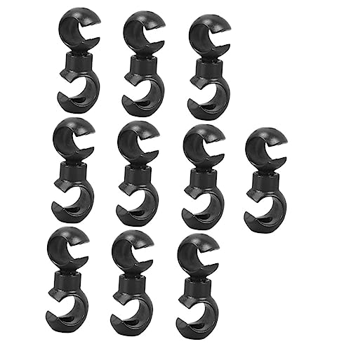 IWOWHERO 20Pcs Tidy Wire Buckle Rotating S Hook Cable Clips for Bike Brake and Derailleur Wire Management Lightweight Durable Organizer for Clean Cycling Cables