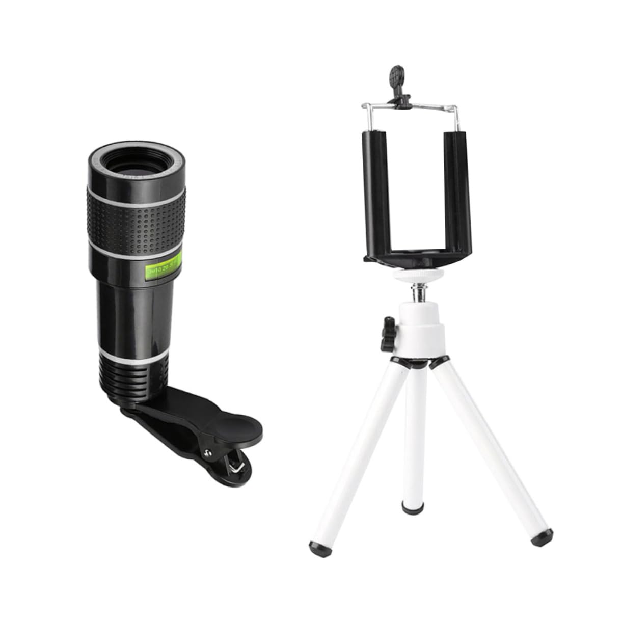 OSALADI Set Telephoto Lens with Tripod Clip on Phone Lens Telephoto Lens for Phone Smartphone Telephoto Lens Phone Lens Kit Smartphone Phones Phone Telescope Lens Universal Camera 20x