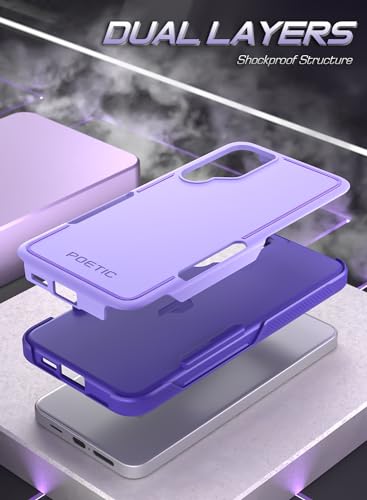 Coque résistant aux chocs Galaxy S24 Plus Poetic double couche fine