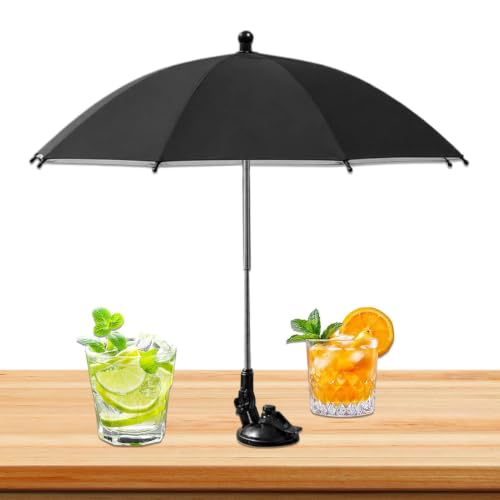 Mini paraguas para teléfono móvil sombrilla parasol con base 2