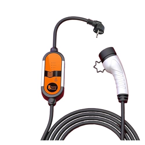 �|�[�^�u�� EV �[�d�� Type2 IEC62196-2 16A EVSE �[�d�P�[�u�� Type1 SAE J1772 �R���g���[���E�H�[���{�b�N�X�d�C�����ԗp(Type1 Customize Plug)