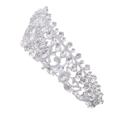 Couronne de mariage en cristal strass : une coiffe légère qui tient tout le jour