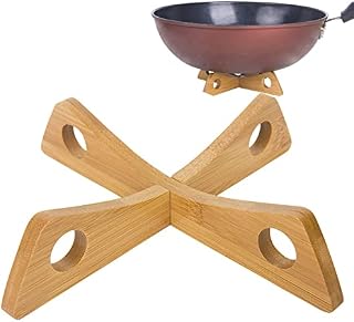 Bamboo Trivet - Home Kitchen Multifunction Bamboo Heat Resistant Pads Trivet, Table Mat Placemat Coaster for Hot Dishes/Pot/Bowl/Teapot/Hot Pot Holders