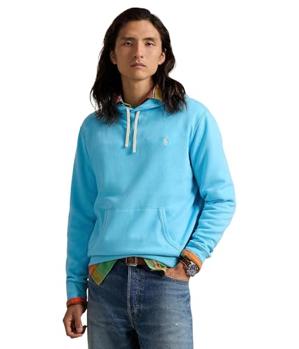Image of POLO RALPH LAUREN mens Long Sleeve Rl Fleece, Neptune, S